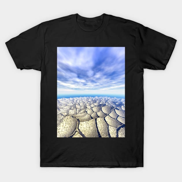 Curvature of Cracked Clay T-Shirt by perkinsdesigns